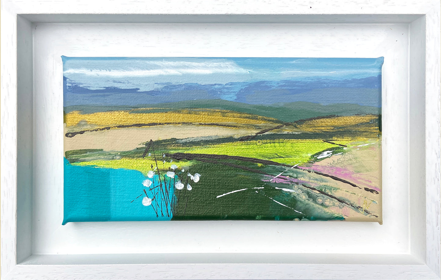 A contemporary landscape painting