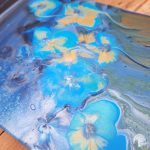 Forget Me Nots - Fluid Art Painting