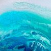Fluid Art Seascape by Julie Vatcher