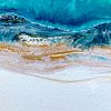 Fluid Art Seascape by Julie Vatcher
