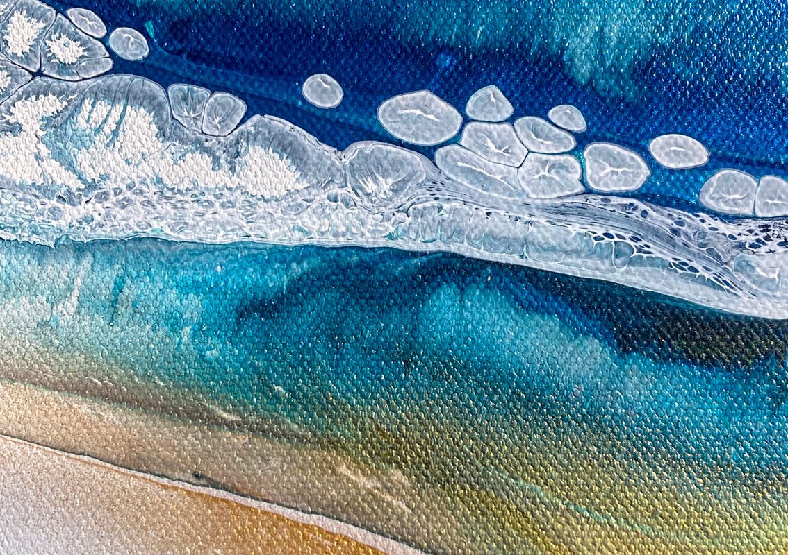 Julie Vatcher Seascape Ocean Swell