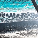 Fluid Art Landscape Painting